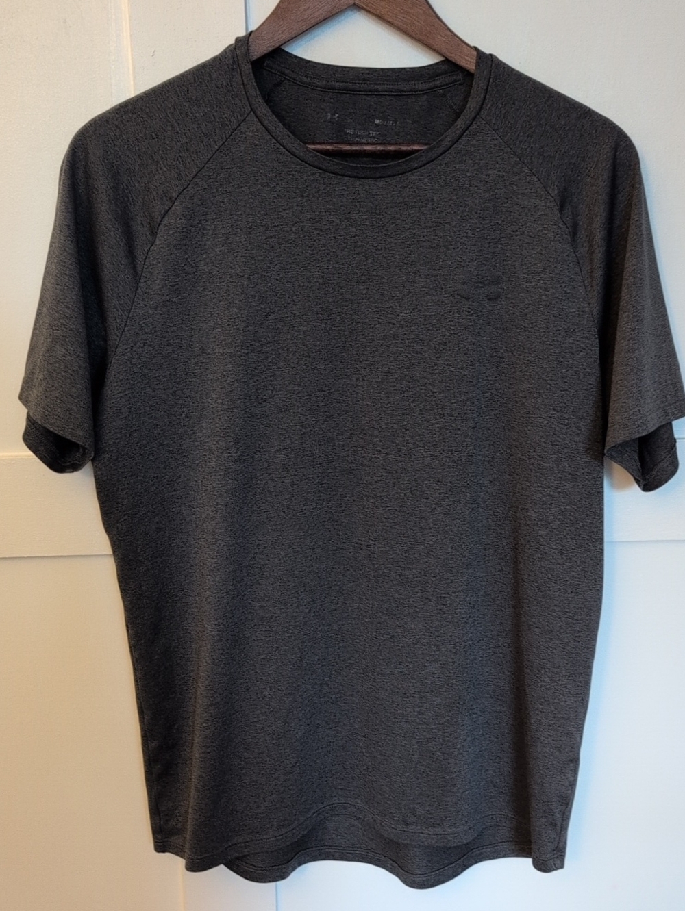 Under Armour Charcoal Heather Short-Sleeve Crew Tee